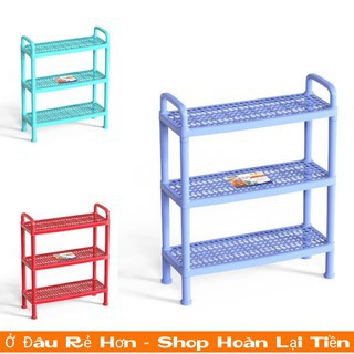 Kệ dép nhựa Lưới Lớn Duy Tân -3 Tầng (KT-47 x 19 x 54 cm)