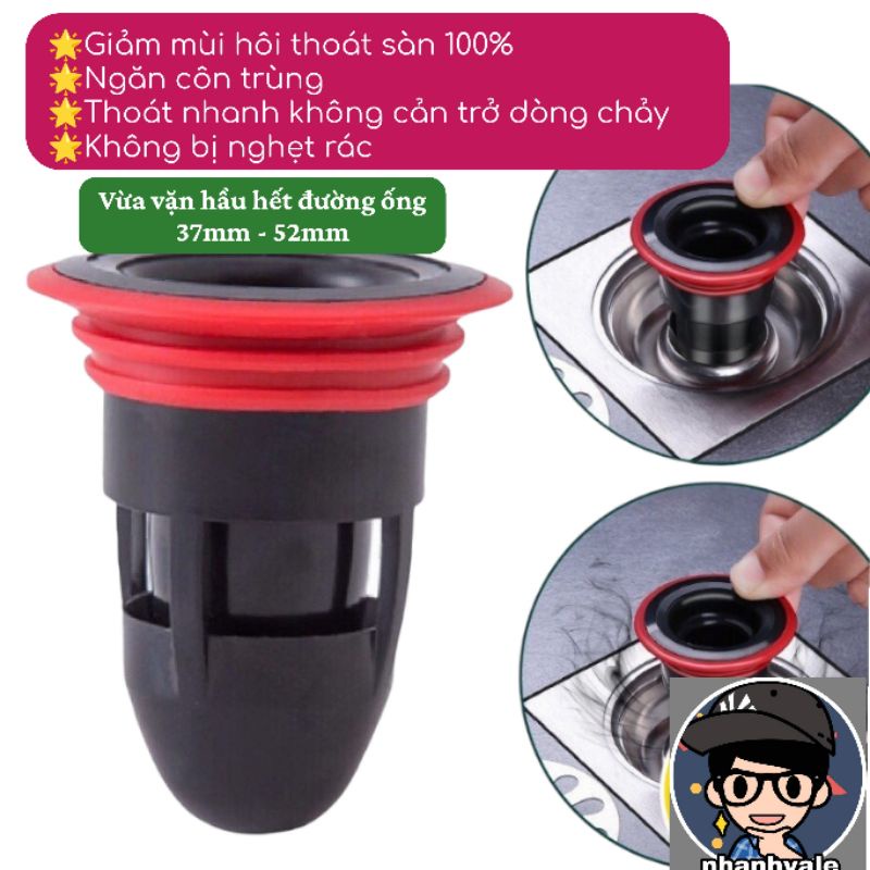Bịt cống chặn mùi hôi, thoát sàn chống trào ngược ngăn côn trùng khử mùi đường thoát nước