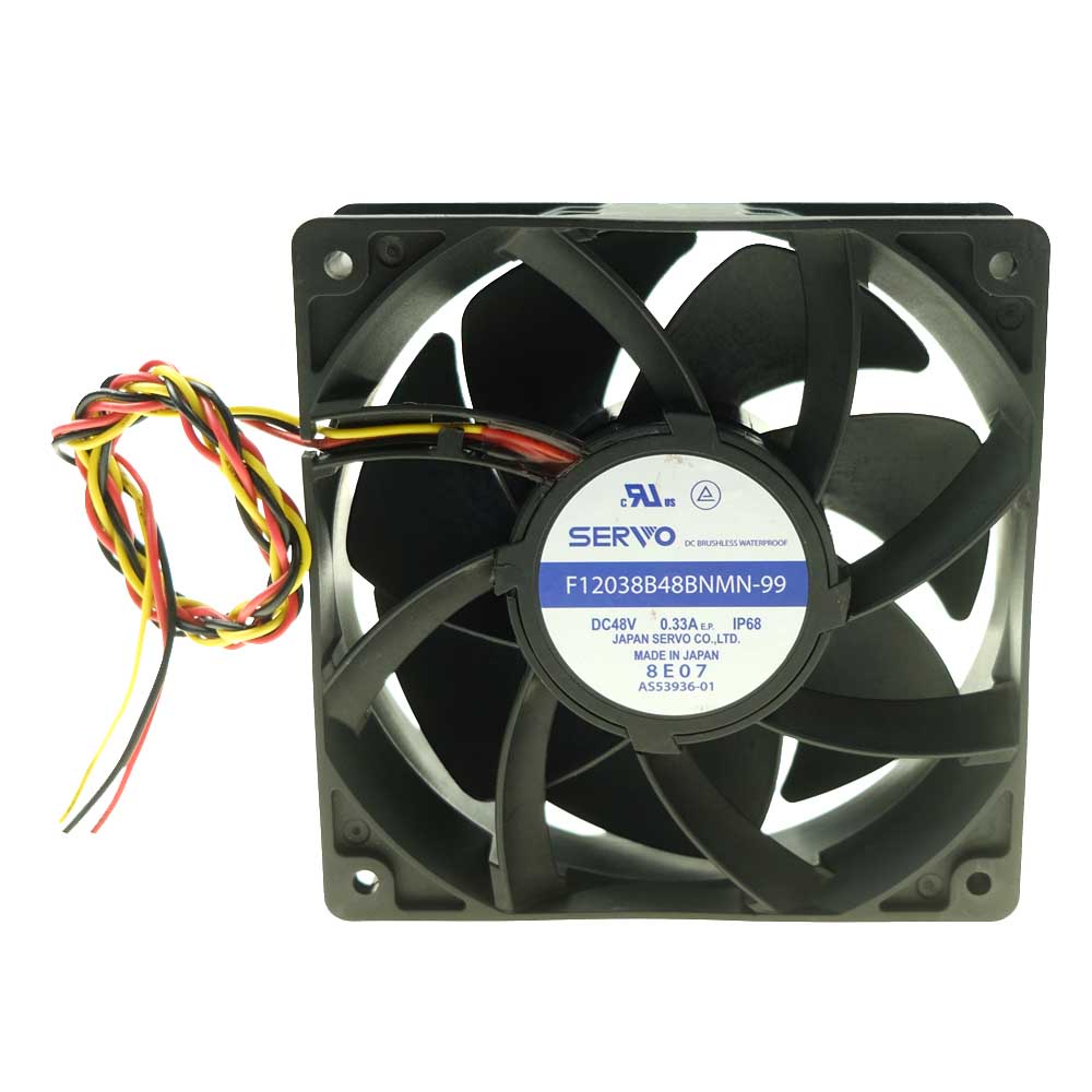 Quạt Chống Nước Nidec Servo 48V IP68 120x120x38| Quạt Hơi Nước 48V | Quạt Phun Sương 48V | Quạt Tản Nhiệt 48V