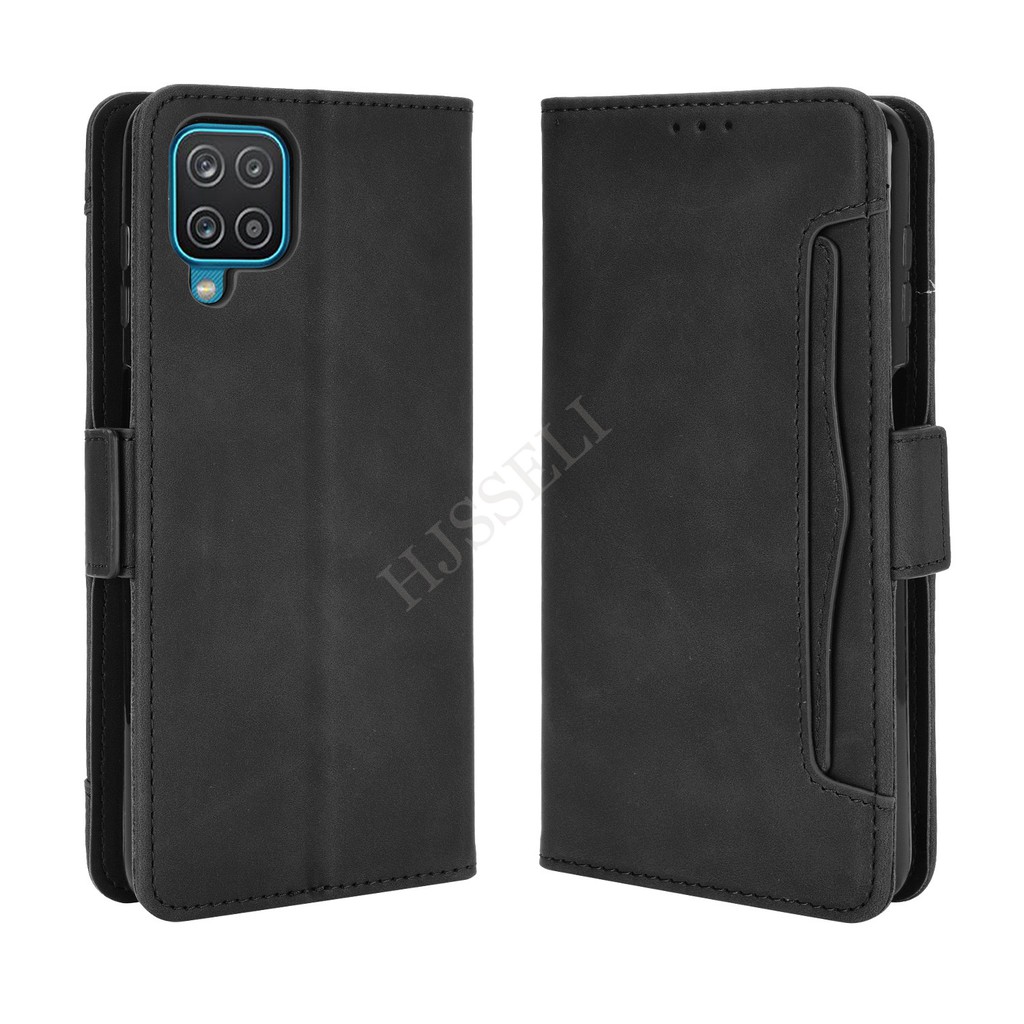 Bao da điện thoại PU kiểu ví lật cho Samsung Galaxy m22 m32 m31 m21 m51 m62 m12 m02