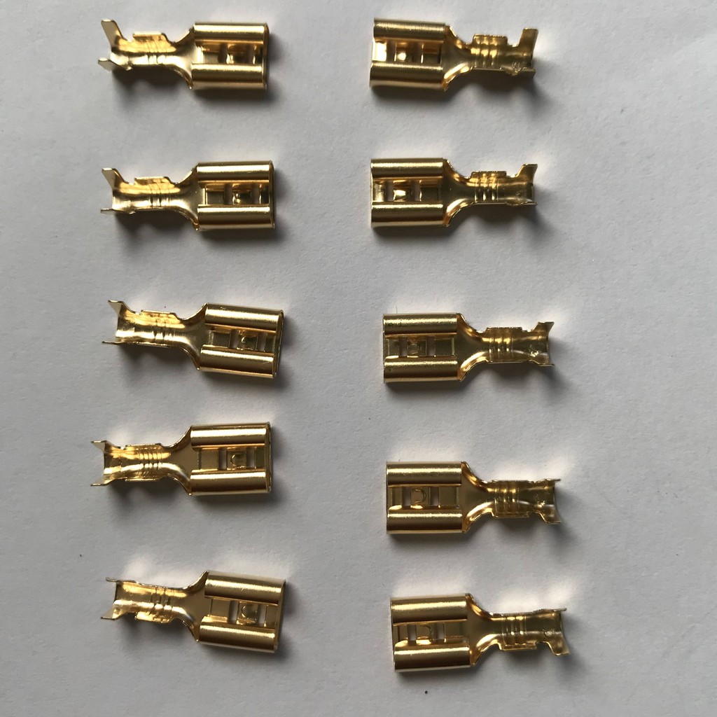 🔎 200 ĐẦU COS NHỎ 2.8 ĐỰC - CÁI  CHO Ô TÔ,XE MÁY BẰNG ĐỒNG