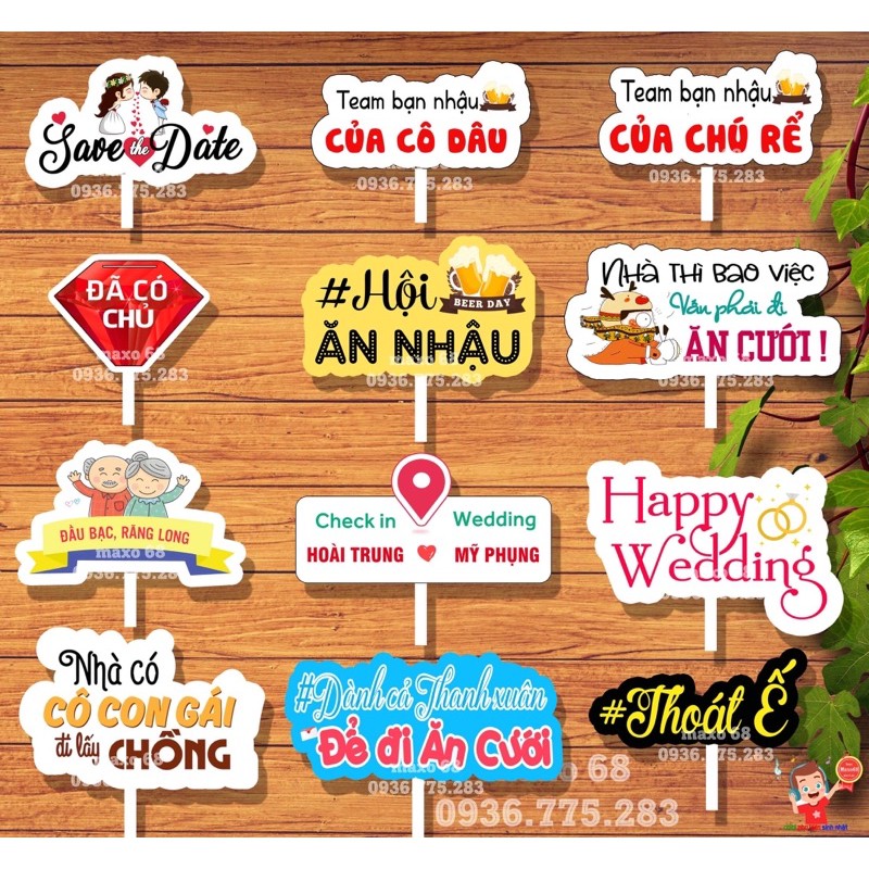 Hashtag đám cưới - MIỄN PHÍ thiết kế theo yêu cầu