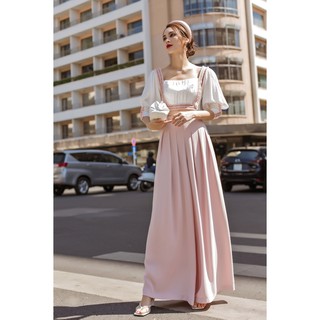 SÒ VINTAGE - JOY Quần ống rộng xếp ly
