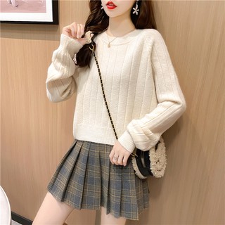 Áo len kẻ viền EvaLover dài tay