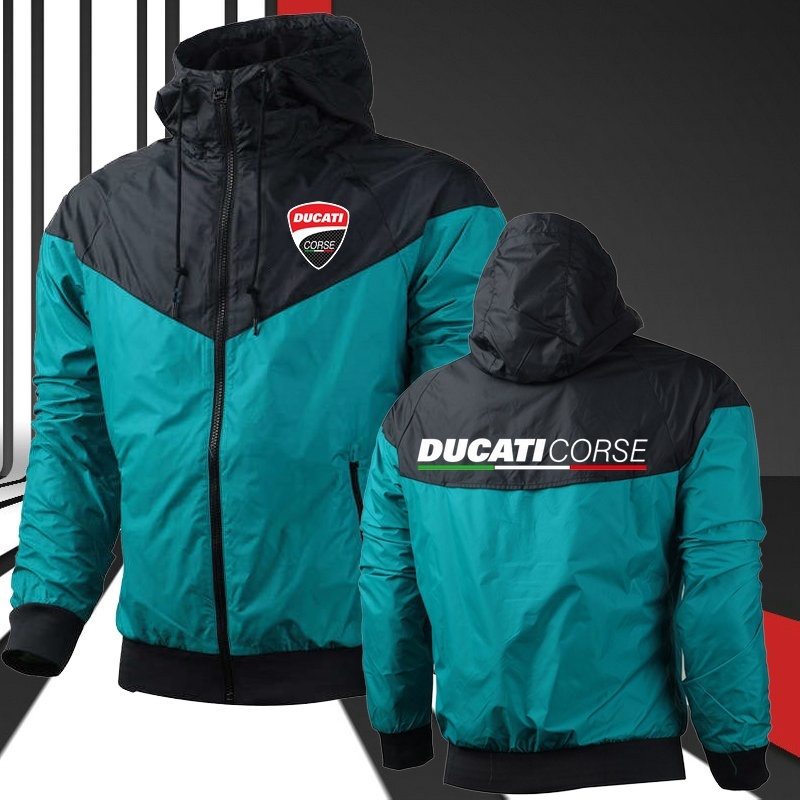 Áo Khoác Thể Thao In Logo Ducati Corse Moto Gp Thời Trang Xuân Thu