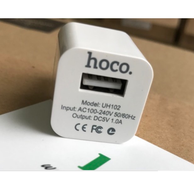 [Chính Hãng] Củ Sạc 1A Hoco UH102+ Iphone Samsung + Android