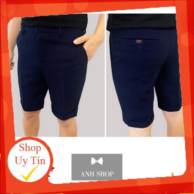 Quần tây âu nam vải co giãn, ống quần short ngắn (nhiều màu)