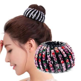 Kẹp Tóc Tròn Đính Đá Thời Trang Cho Nữ