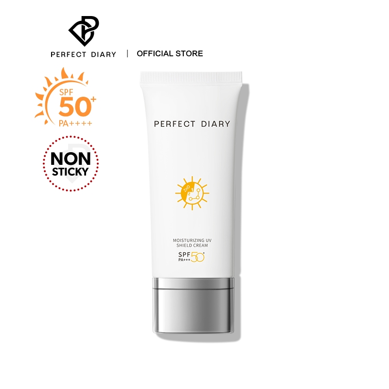 Kem Chống Nắng PERFECT DIARY MOISTURIZING UV SHIELD CREAM SPF50+ PA+++ 60ml  Mẫu Mới | Shopee Việt Nam