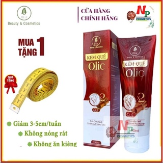 Kem quế tan mỡ Olic hàng chuẩn 1000% - Gel sắn chắc quế giảm eo mỡ bụng không nóng rát