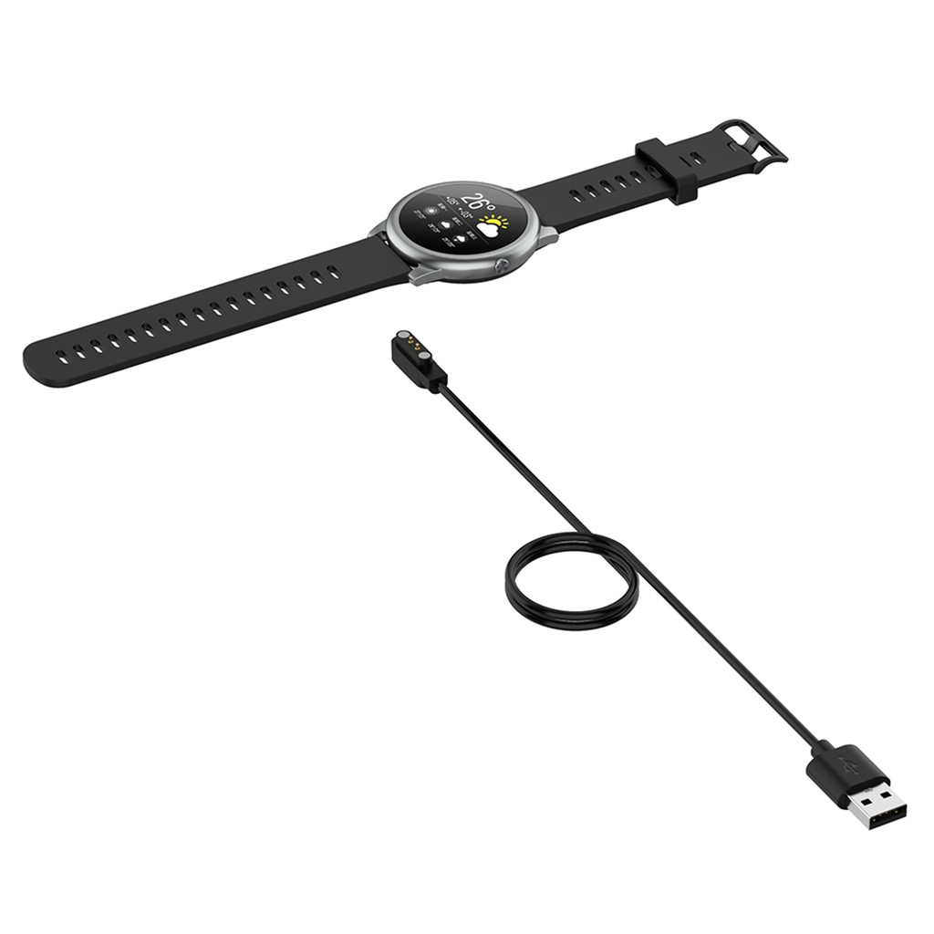 Dây Cáp Sạc Nhanh Đồng Hồ Thông Minh Bằng Nhựa Từ Tính Lâu Trôi 60 / 100cm Cho Xiaomi Haylou Solar LS05