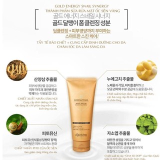 Sữa rửa mặt ốc sên vàng 24k