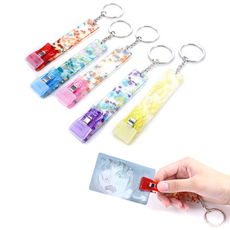 Móc Khóa Quả Cầu Lông Xù Bằng Nhựa Dùng Để Làm Thẻ DIY