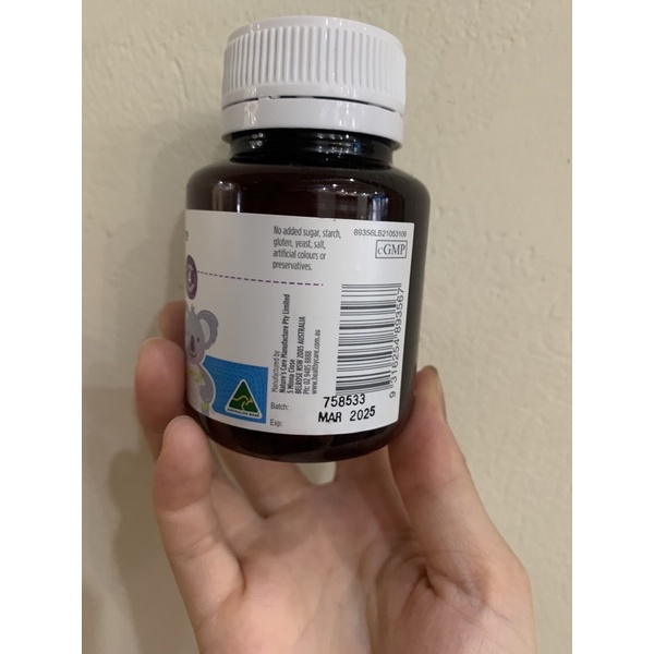 Viên uống DHA, canxi  Heathy Care 60 viên hàng Nội Địa ÚC