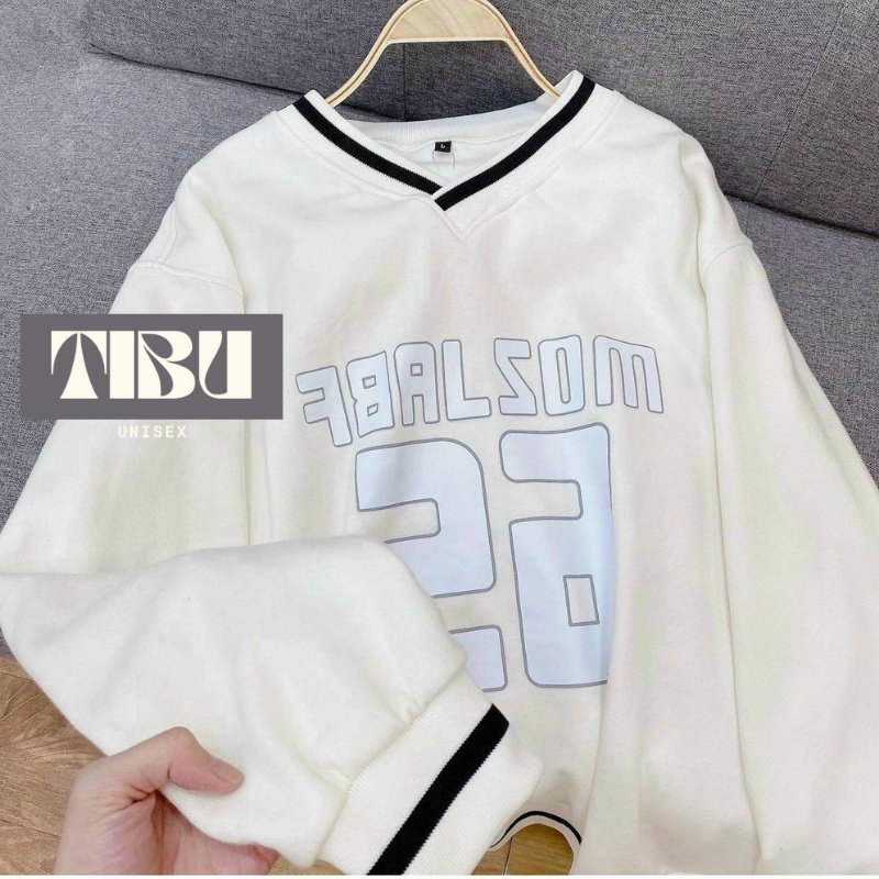 Áo sweater cổ tròn nam nữ dài tay form rộng UNISEX in số chất dày dặn, phong cách ulzzang Hàn Quốc siêu xinh hàng đẹp