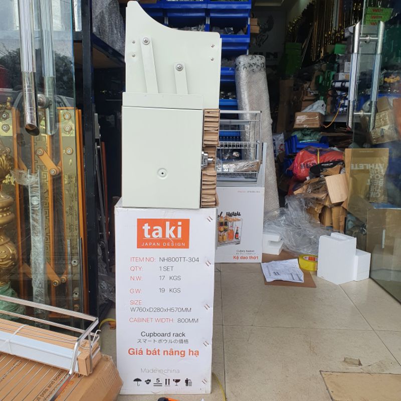 Giá Bát Nâng Hạ TAKI inox 304- Hàng Chính Hãng 2022