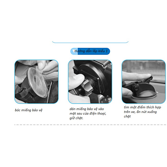 Giá đỡ kẹp điện thoại cao cấp trên ô tô | BigBuy360 - bigbuy360.vn