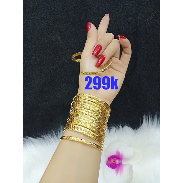 bộ vòng tuần 7 chiếc mạ vàng