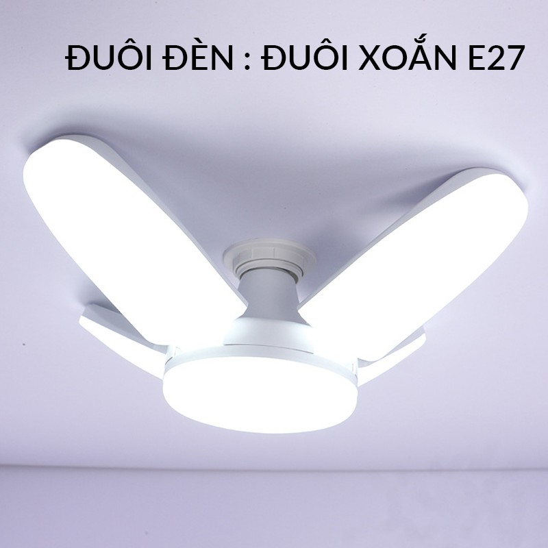 Bóng đèn, Bóng đèn LED hình cánh quạt siêu sáng 60W - Tiết kiệm điện năng 60W- Giá rẻ nhất thị trường!