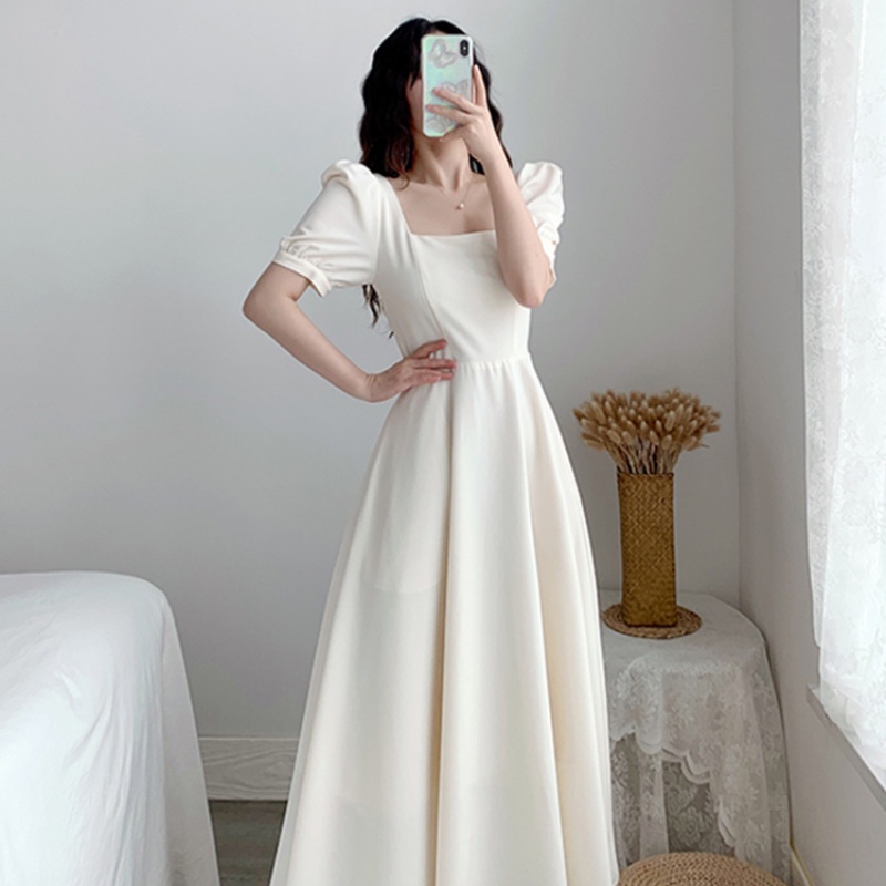 Đầm midi dáng Váy ôm phong cách Hàn Quốc Thời sang trọng thời trang mùa hè dành cho nữ