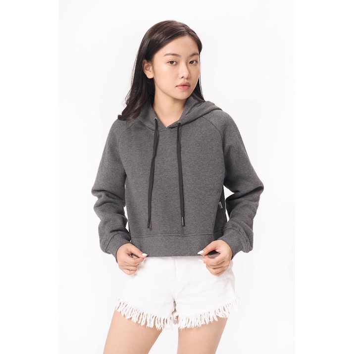 Áo Hoodie Nỉ Mũ Nữ BOO Dáng Croptop Màu Sắc Basic Phong Cách Thời Trang Cá Tính | BigBuy360 - bigbuy360.vn