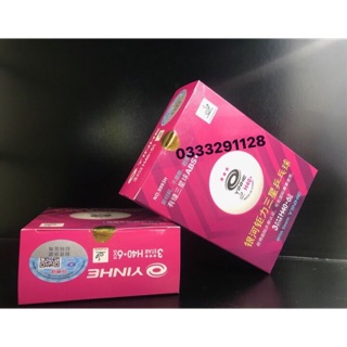 Quả bóng bàn Yinhe 3 sao H40+ Hộp 6 quả