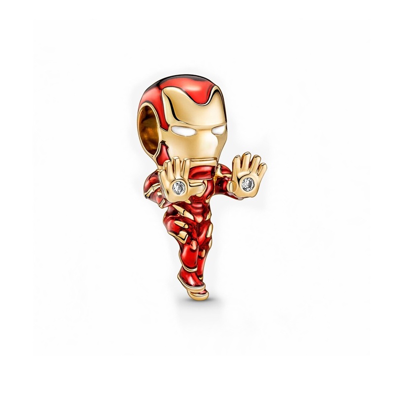 Vòng Tay Chuỗi Hạt Phong Cách Avengers Iron Man Cá Tính Pandora