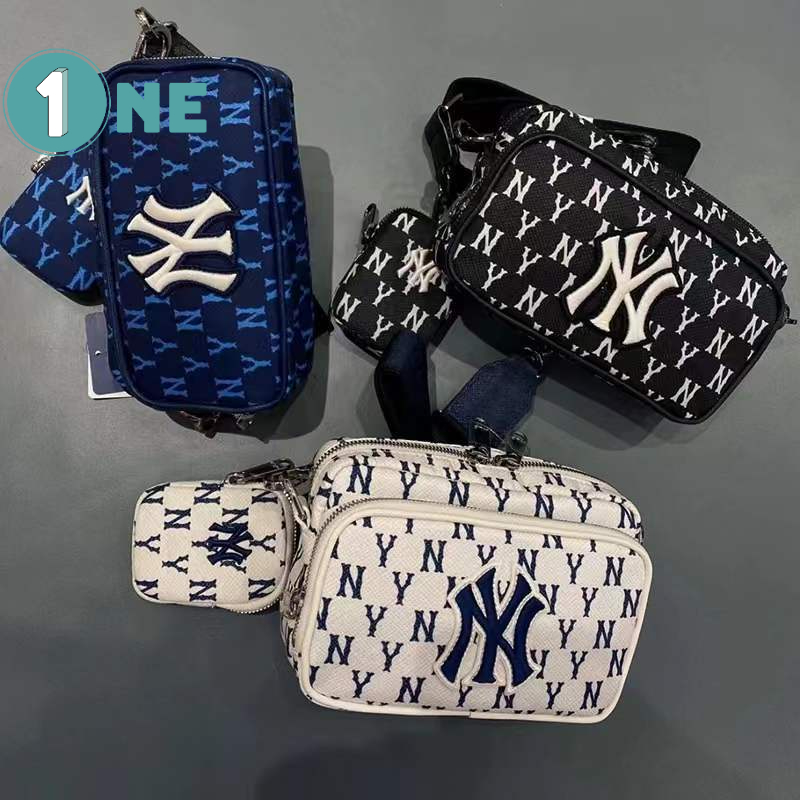 ( Chuẩn Hãng ) Túi Đeo Chéo MLB NY Monogram Crossbag New York Yankees Full Tag Mac