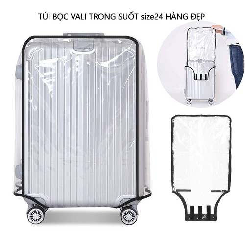 [Giá ưu đãi] Bọc Vali Trong Suốt Bảo Vệ Vali Đủ Size 20 - 24 - 28