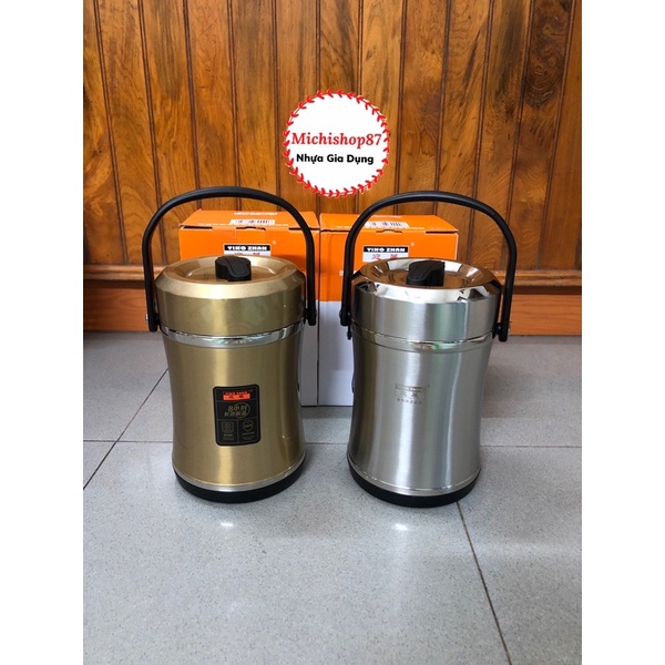 [Hàng Xịn] Camen Đựng Cơm Giữ Nhiệt Siêu Lâu, Cặp Lồng Inox 304 Chống Tràn thức ăn - MS0013