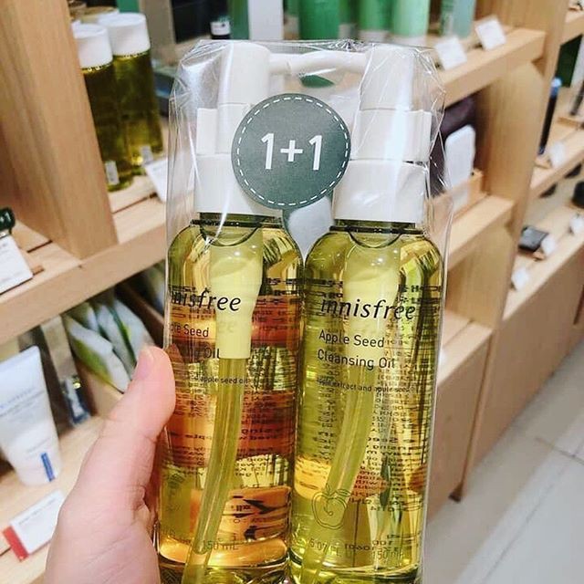 Dầu Tẩy Trang Táo Xanh Innisfree Apple Juicy Cleansing Oil