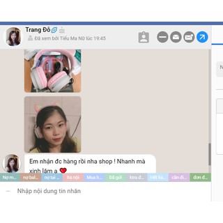 TAI NGHE MÈO BLUETOOTH PHÁT SÁNG