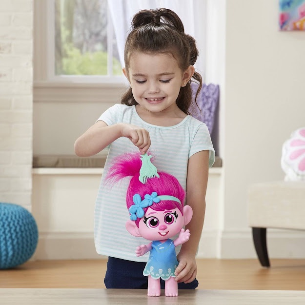 (Xã Kho) Búp Bê Ma Quái Trollz Hasbro 30 cm-Trollz - Hasbro Trollz It’s A Hair Thing &amp; Topaz ( xem kĩ mô tả)