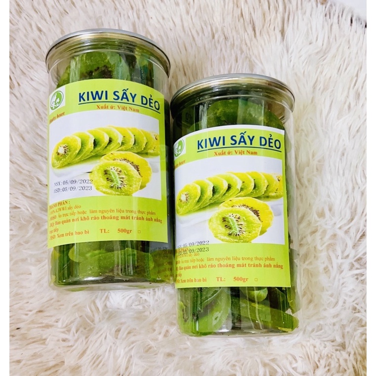Mứt Kiwi Xanh sấy dẻo hộp 500g
