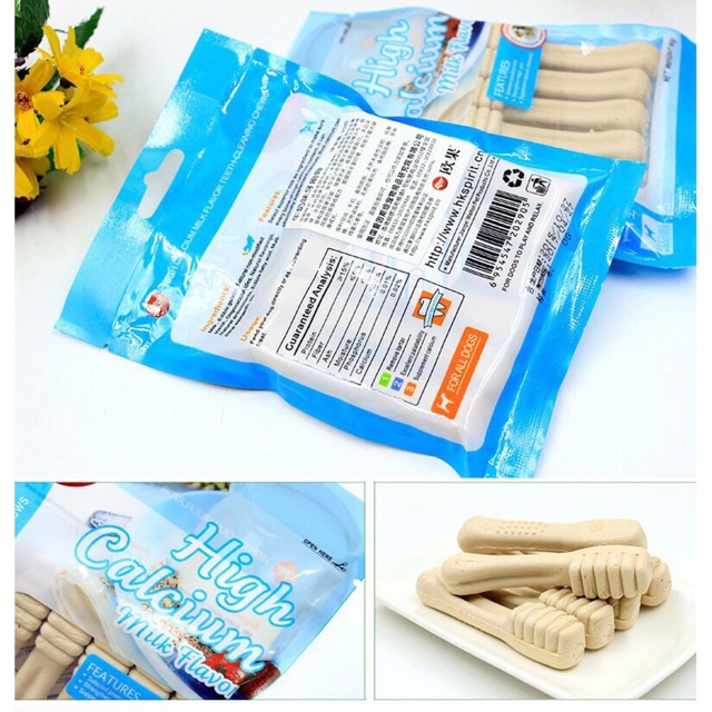 Xương bàn chải Orgo - Xương gặm sạch răng chó mèo