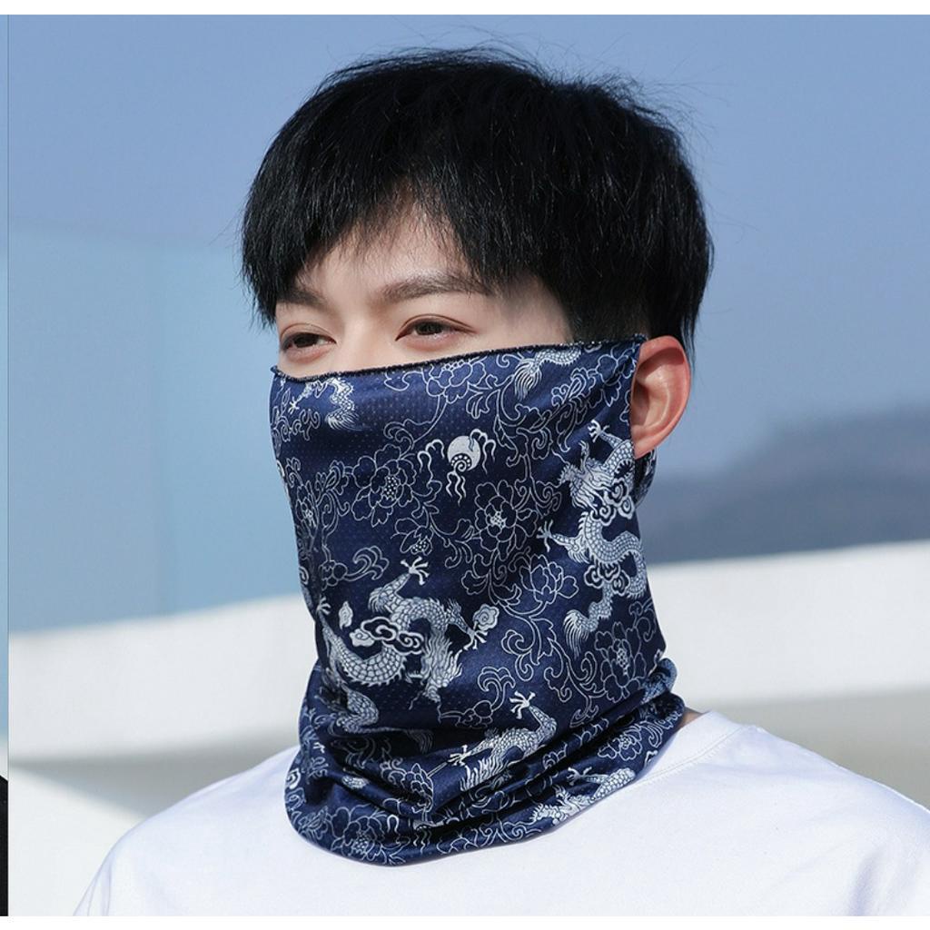 Khẩu trang che cổ, khăn ống đa năng vải thông hơi điều hòa thoáng khí chống nắng thời trang phong cách