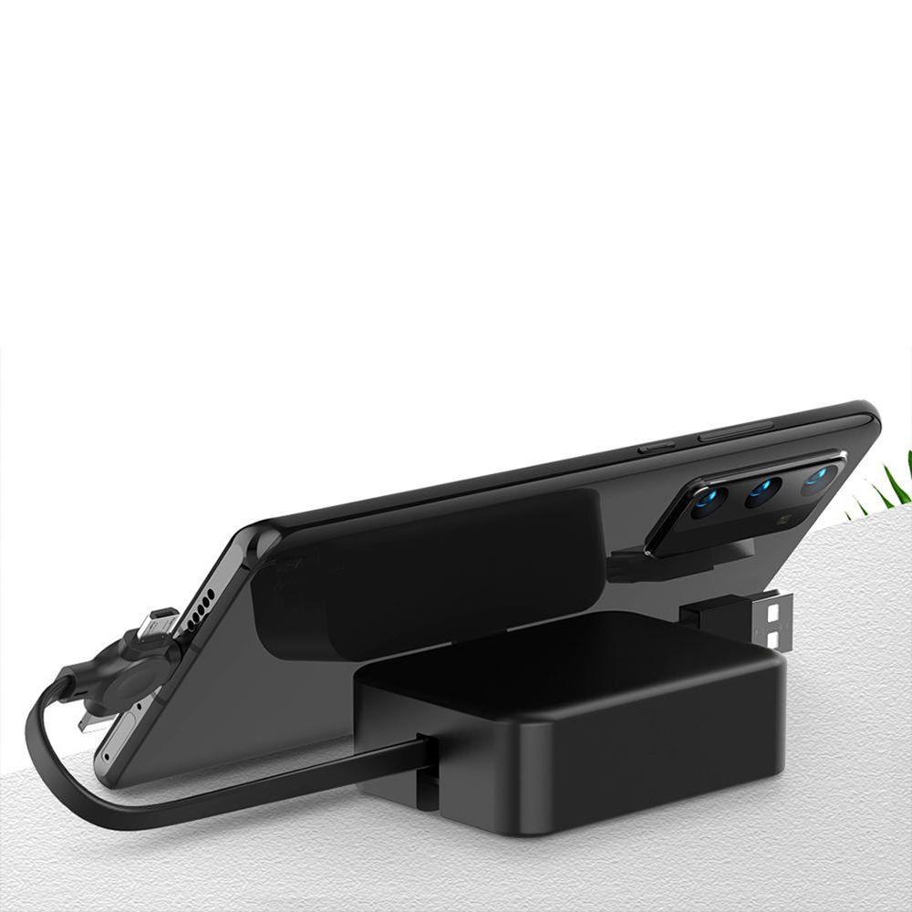 Dây Cáp Sạc One-Trong-three Đa Chức Năng Bền Bỉ Tiện Dụng Dành Cho Điện Thoại Di Động