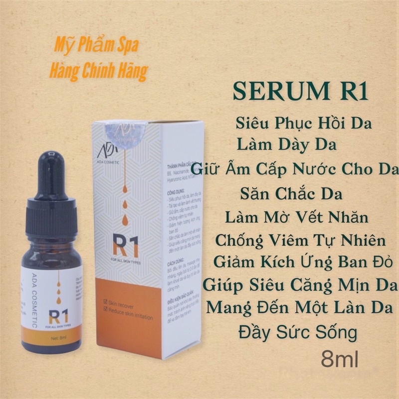 Serum R1 ADA COSMETIC Siêu Phục Hồi Da,Làm Săn Chắc Da & Mờ Vết Nhăn