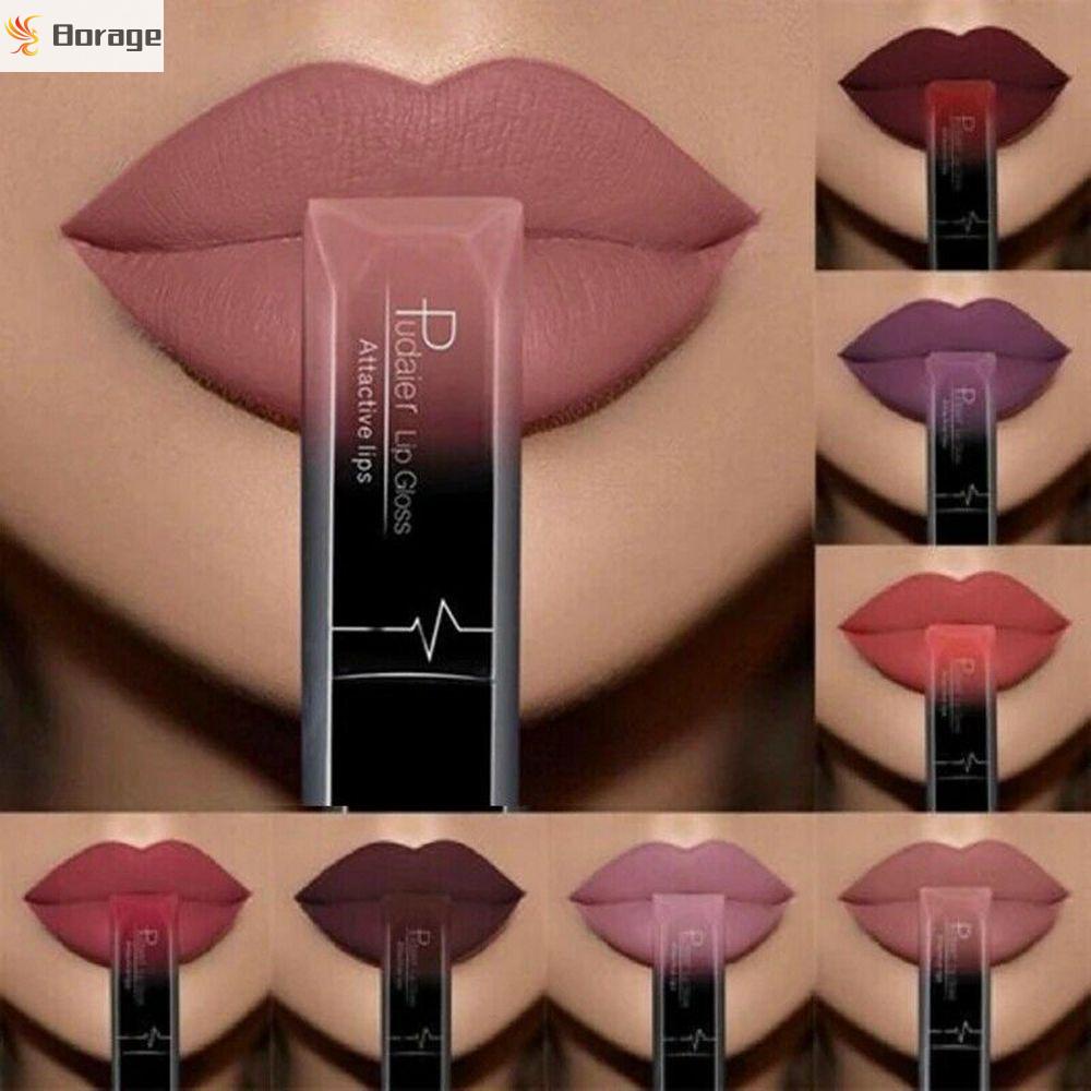 Son kem lì BORAGE 21 màu tùy chọn chống nước lâu trôi