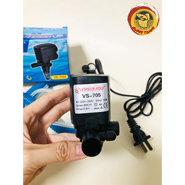 Máy bơm lọc nước hồ cá cảnh 15W VIPSUN VS-705