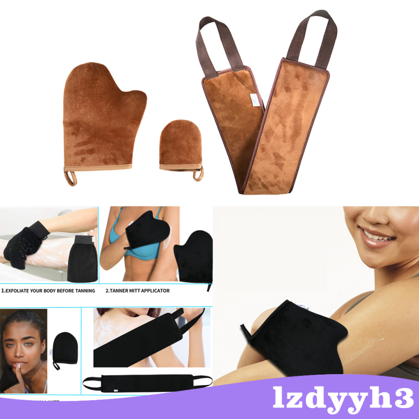 MICROFIBER  Set 3 Găng Tay Hỗ Trợ Thoa Kem Chống Nắng Tiện Dụng Chất Lượng Cao