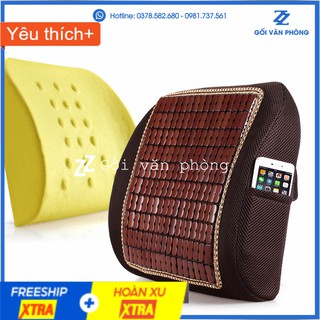 Đệm Lưng Lưới Mắt Trúc Siêu Mát ZURI PILLOW - GTL03 Chất Liệu Cao Su Non