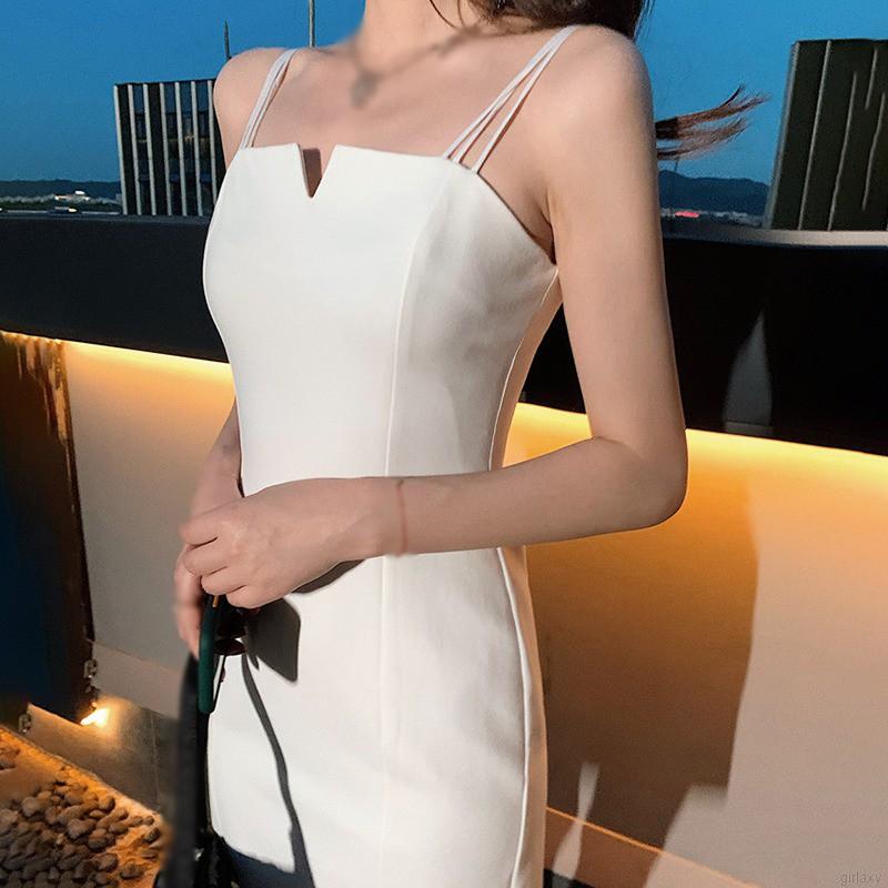 Đầm Dây Ôm Dáng Cổ Chữ V Gợi Cảm Dành Cho Nữ