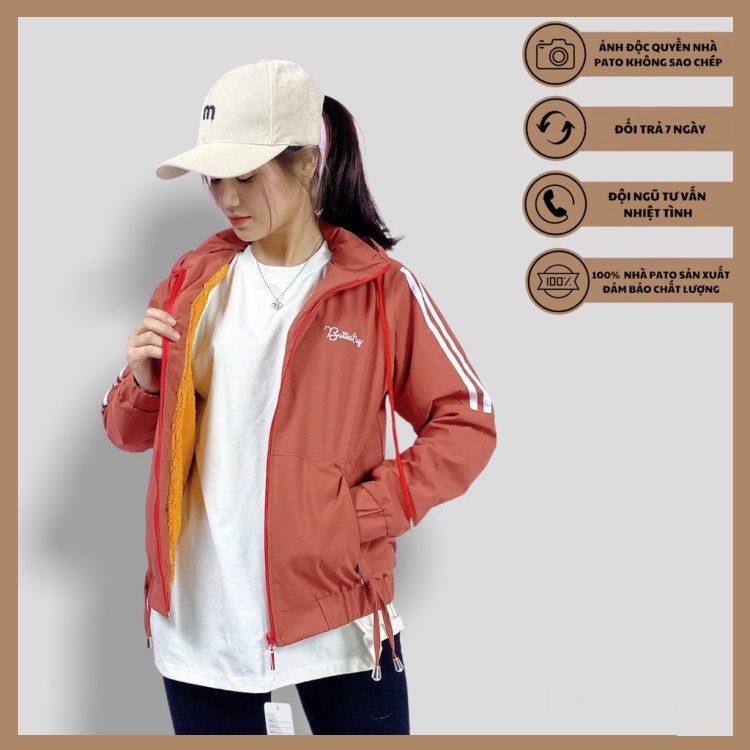 Áo khoác nữ gió dù 2 lớp chống nắng phối viền tay áo dễ thương (AG.N2)