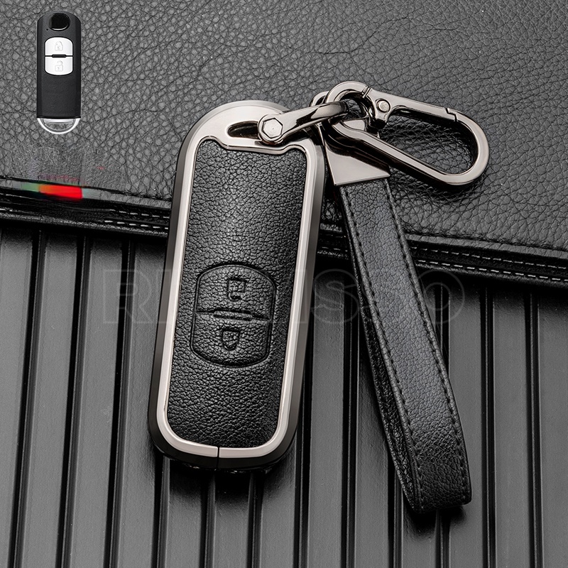 Vỏ Bảo Vệ Chìa Khóa Điều Khiển Từ Xa Cho Xe Hơi Mazda 2 3 6 Atenza Axela Demio CX-5 CX5 CX-3 CX7 CX-9 2015 2016 2017 2018 2019