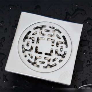 Phễu thoát sàn chống mùi hôi và côn trùng 10x10cm lõi lò xo nx504-1av