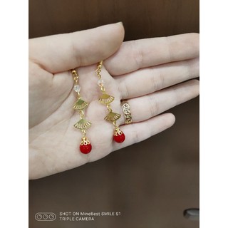 [SIÊU RẺ] khuyên tai cổ trang quạt nhí cực xinh
