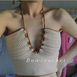 Crochet criss croptop