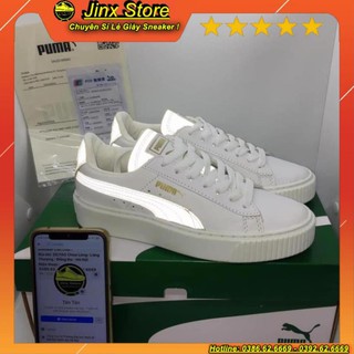 [ FREE SHIP ] giày thể thao, giày sneaker trắng puma phản quang cao cấp đủ size nam nữ Jinx Store