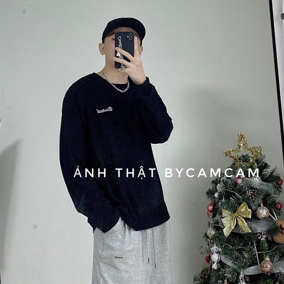 Áo Thun Trơn, Áo Thêu Chữ/ Hình Random 4 Màu Basic Dễ Mặc 𝘽𝙮.𝙘𝙖𝙢𝙘𝙖𝙢